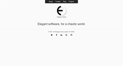 Desktop Screenshot of elegantchaos.com